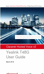 Claranet Yealink SIP-T48G Manual do utilizador