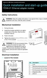 ABB FENA-21 Manual de instalação rápida e de arranque