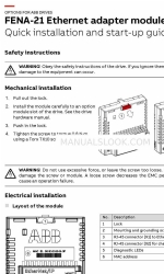 ABB FENA-21 Manual de instalação rápida e de arranque