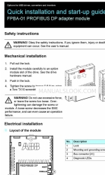 ABB FPBA-01 PROFIBUS DP Panduan Instalasi dan Start-Up Cepat