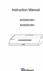 Whirlpool AKR260/WH Instruction Manual