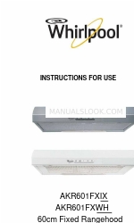 Whirlpool AKR601FXIX Manual de instruções de utilização