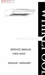 Whirlpool AKR620WH Manual de servicio