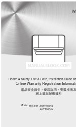 Whirlpool AKTT600/IX Health & Safety, Use & Care, Installation Manual And Online Warranty Registration Information