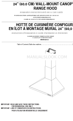 Whirlpool Amana UXW7324BSS Instructions d'installation et manuel d'utilisation et d'entretien