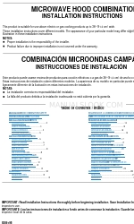 Whirlpool GH6177XPB Manuel d'instructions d'installation