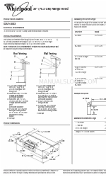 Whirlpool GXU7130DX Dimensi dan Instalasi