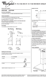 Whirlpool GXW7336DX Размеры изделия