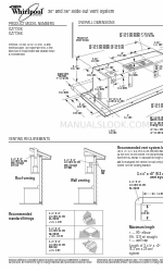 Whirlpool GZ7736X Посібник з розмірів