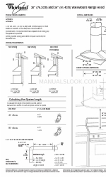 Whirlpool GZ9736XS Manual de dimensões