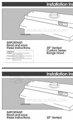 Whirlpool RH2000 Series Instruções de instalação