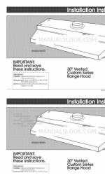 Whirlpool RH2000 Series Instruções de instalação