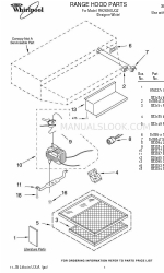 Whirlpool RH2636XJQ2 Liste des pièces