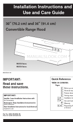 Whirlpool RH3730 Series Istruzioni per l'installazione e manuale d'uso e manutenzione