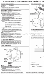 Whirlpool UXD8636DY Dimensões do produto