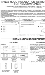 Whirlpool UXT30 Instrucciones de instalación