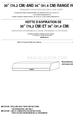 Whirlpool UXT5236AY Instrucciones de instalación y manual de uso y mantenimiento