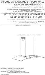 Whirlpool UXW6530BSS0 Instructions d'installation et manuel d'utilisation et d'entretien