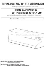 Whirlpool W10240582A Instructions d'installation et manuel d'utilisation et d'entretien