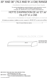 Whirlpool WVU17UC6F Instrucciones de instalación y manual de uso y mantenimiento