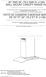 Whirlpool WVW51UC0FS Instrucciones de instalación; Información de uso y cuidado