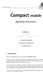 AER Compact mobile Operating Instructions Manual