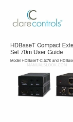 Clare Controls HDBaseT-C.rx70 Посібник користувача