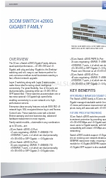 3Com 4200G Series Datasheet