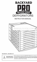 Backyard Pro Butcher 554BSD10T Instruction Manual