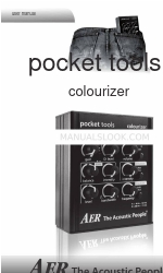 AER The Acoustic People pocket tools colourizer 사용자 설명서