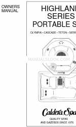 CalderaSpas HIGHLAND Series Manual del usuario