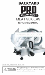 Backyard Pro Butcher Series Manual de instrucciones