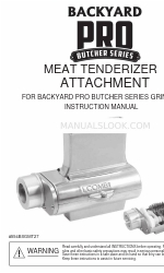 Backyard Pro Butcher Series Manual de instrucciones