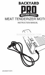 Backyard Pro Butcher Series Manual de instrucciones