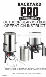 Backyard Pro 554BP80ALKIT Operation Instructions Manual