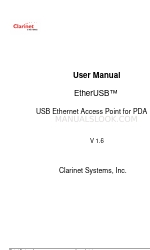 Clarinet Systems EtherUSB EA104 Руководство пользователя