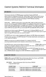 Clarinet Systems EthIR LAN ESB3011b Manual