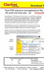 Clarinet Systems EthIR LAN ESB3011b Ergänzendes Handbuch