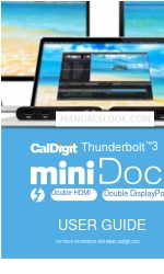 CalDigit Thunderbolt 3 miniDock Kullanıcı Kılavuzu