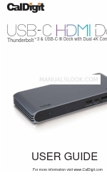 CalDigit Thunderbolt 3 USB-C HDMI Dock Manual del usuario