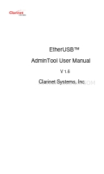 Clarinet Systems EtherUSB EA104 Manuel de l'utilisateur