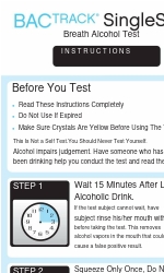 BACtrack SingleShot Instructions