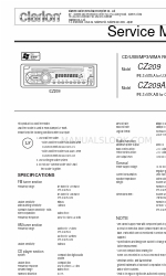 Clarion CZ209A Service Manual