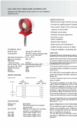 CALECTRO UNIGUARD SUPERFLOW UG-3-NS-AOS Manuale di avvio rapido