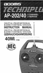 Acoms AP-202/40 Manual de instrucciones