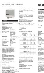 CALECTRO CPS-A Instrucciones de instalación