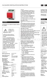 CALECTRO CLA-24 Instruções de instalação