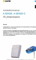 CALECTRO SenseAir A-SENSE Manual de instalação