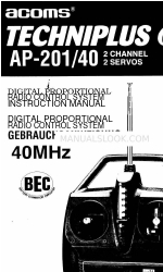 Acoms Techniplus-a AP-201/40 Manual de instruções