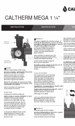 CALEFACTIO CALTHERM MEGA Manual de instruções